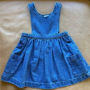 Hanna Andersson Denim Pinafore Dress